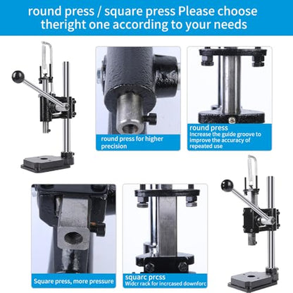Leather Hole Puncher Hand Punching Manual Punch Arbor Presses Manual Press