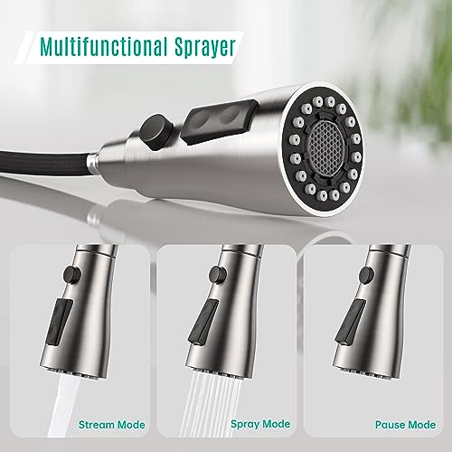Kitchen Faucet with Pull Down Sprayer
