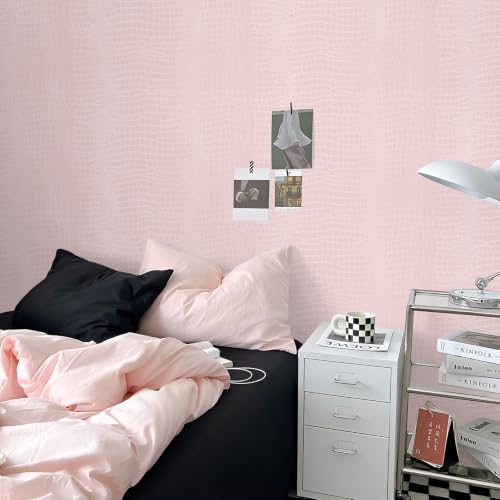 Pink Wallpaper Peel and Stick Crocodile Wallpaper
