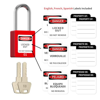 Lock Out Tag Out Locks and Keys (Combination)