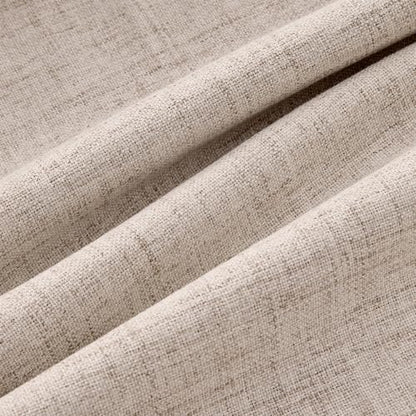 100% Blackout Linen Curtains 2 Panels Set for Bedroom Solid Luxury Decor Thermal Insulation Room Darkening Back Tab Rod Pocket Drapes for Living Room Nursery