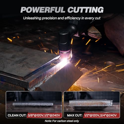 Plasma Cutter Machine (CUT55 Pilot Arc LED / Red)