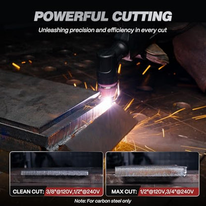 Plasma Cutter Machine (CUT55 Pilot Arc LED / Red)