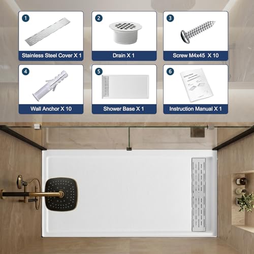 Shower Base with Drain