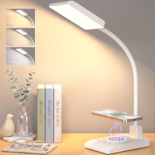 Desk Lamp with Wireless Charger
