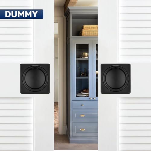 Black Door Knobs with Turn Lock for Privacy Door Use