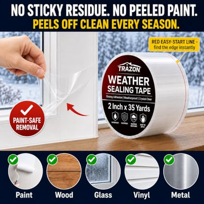 Window Weather Sealing Tape