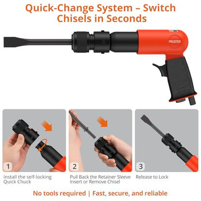 Air Hammer Kit Pneumatic Hammer with 5