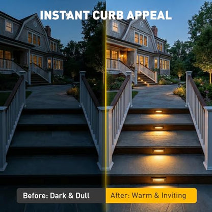 Low Voltage Landscape Step Lights 9124
