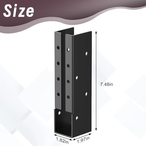 2"x8" Outdoor Trim Concealed Flanges for 2"x8" Beam
