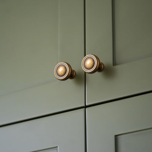 6 Pack Zinc Alloy Cabinet Knobs Solid Hardware