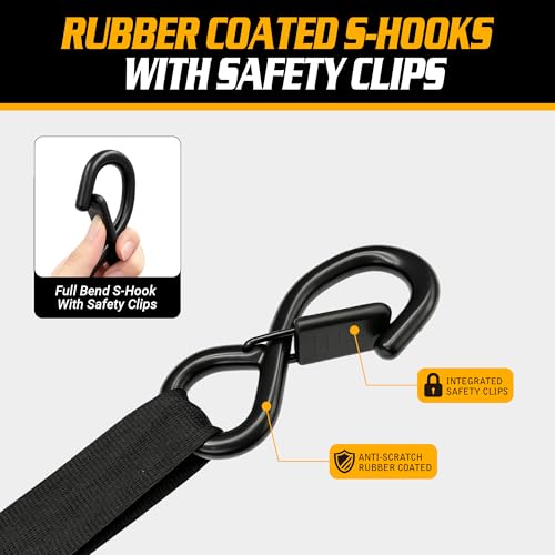 Ratchet Straps Tie Downs 1''x 15'
