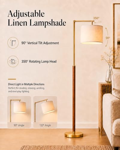 Wood Floor Lamp