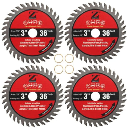 Circular Saw Blade Set Tungsten Carbide Tipped Fast Clean Cutting Blades