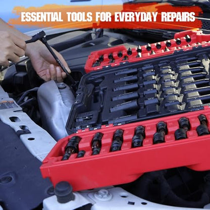 73 Piece Impact Socket Set with Hex & Torx Bit Sockets (73-Piece Master Impact Set)