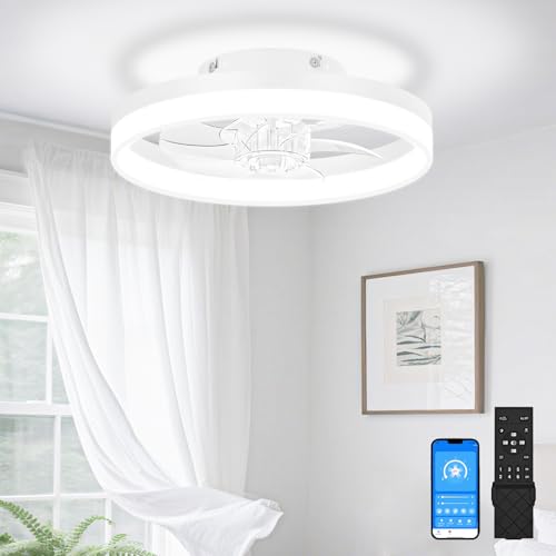 Low Profile Ceiling Fans with Lights and Remote