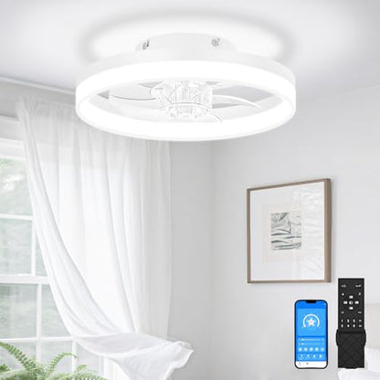 Low Profile Ceiling Fans with Lights and Remote