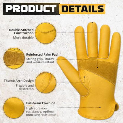 Cowhide Work Gloves Men & Women