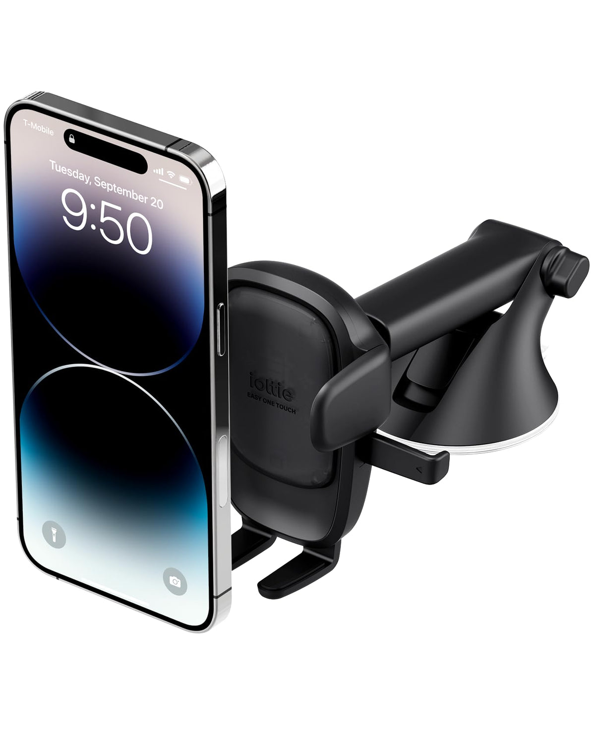 Easy One Touch Advanced Suction Car Mount for Smartphone iPhone 18 (Advanced)