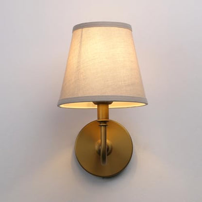 Hardwired Fabric Wall Sconces