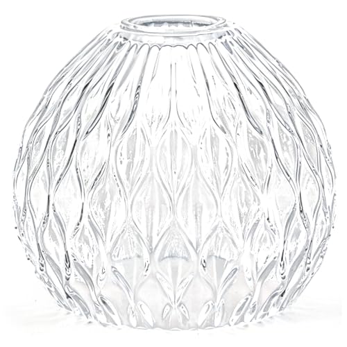 Globe Ripple Glass Lamp Shade
