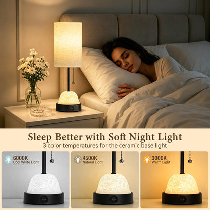 Table Lamp for Bedroom (Black)
