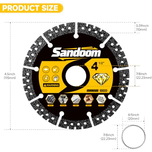 4.5" Diamond Cutting Wheel