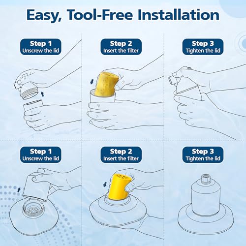 Replacement Filter Compatible with Afina Filtered Showerheads & Shower Filters