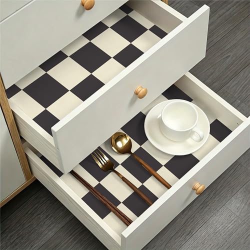 Checkered Wallpaper Checkerboard Peel and Stick Wallpaper Bedroom Removable Self Adhesive Wall Paper Waterproof Bathroom Vinyl