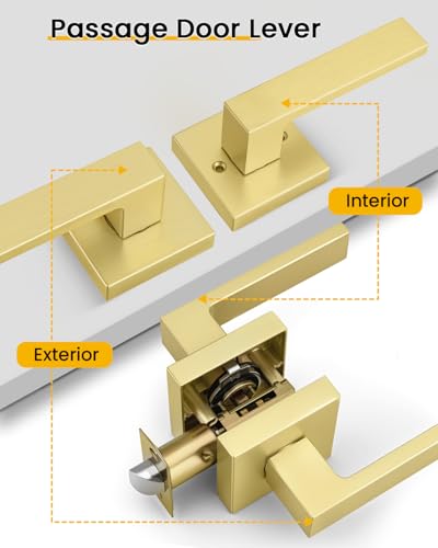Door Handles Interior Square 5372