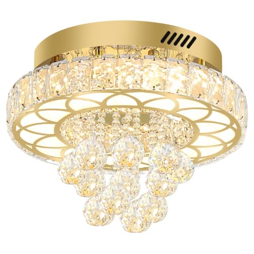 Flush Mount Crystal Chandelier
