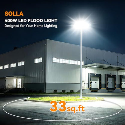 400W LED Flood Lights Outdoor (Black / 400 Watt)