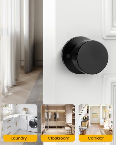Matte Black Door Knobs MS2733