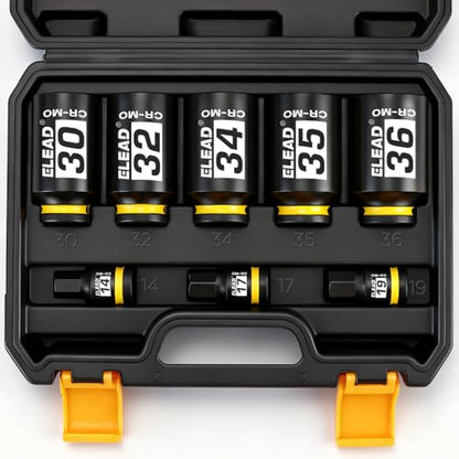 1 2'' Drive Deep Impact Socket Set