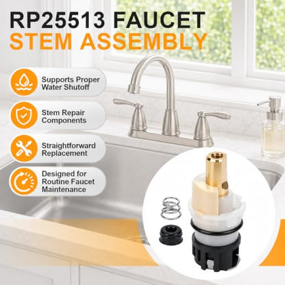 RP25513 Faucet Stem Replacement Kit for Delta Two Handle Faucet