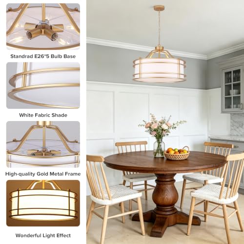 22'' Drum Chandelier