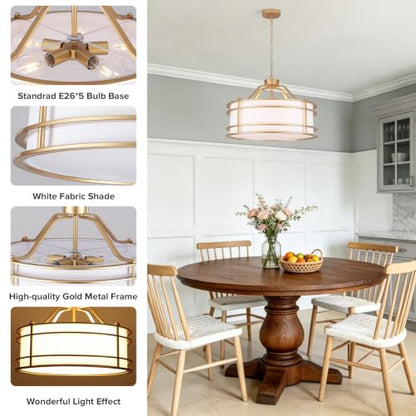 22'' Drum Chandelier
