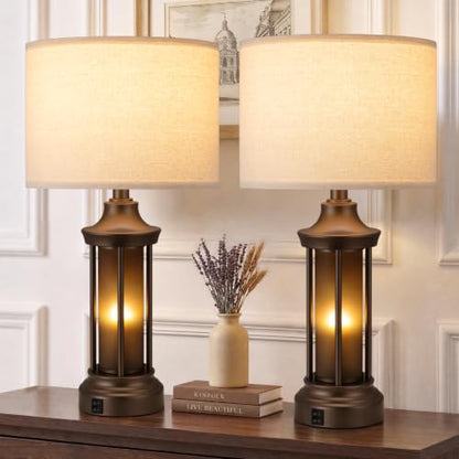Farmhouse Table Lamps for Living Room