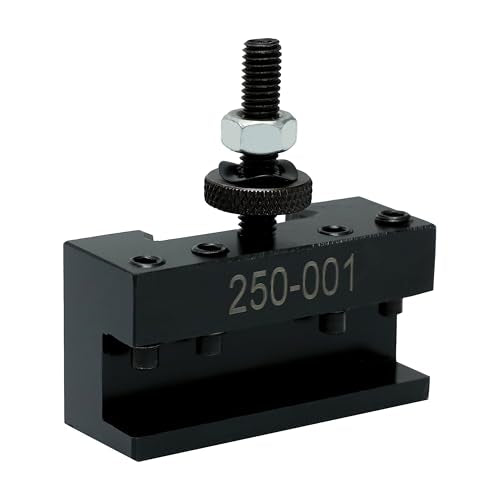 R) OXA Quick Change Turning Facing Lathe Tool Post Holder with 0.5" Slot 0250-0001 (OXA,1/2")