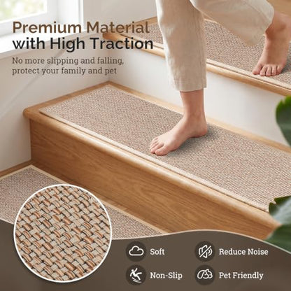 Stair Treads Non Slip for Wooden Steps