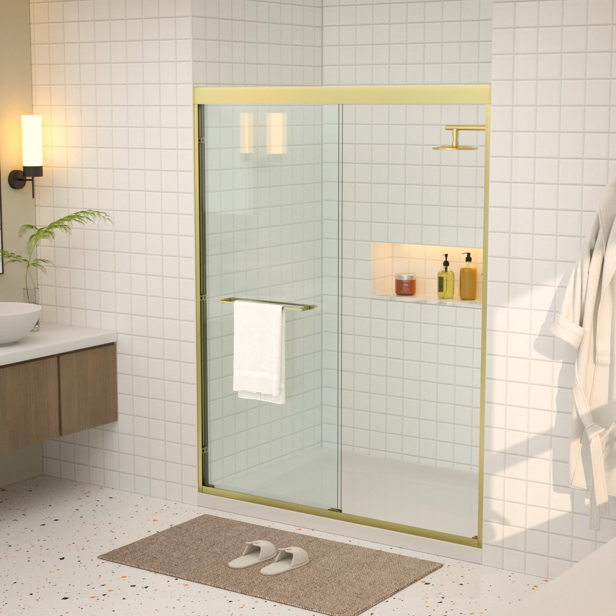 56 60" W x 76" H Semi (Gold / 60''x76'')