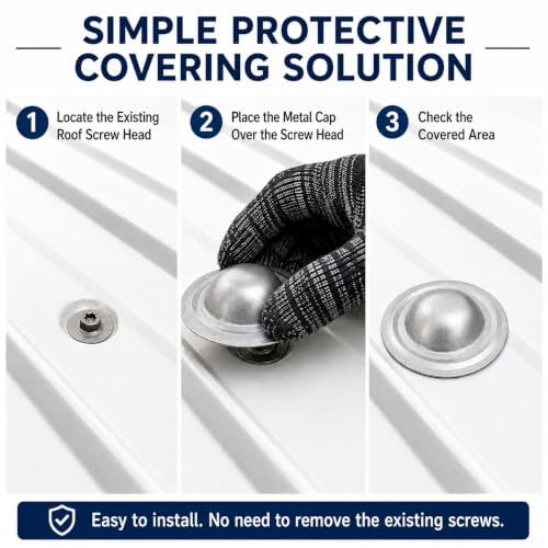 Galvanized Metal Roof Screw Caps