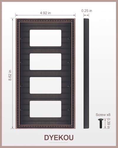 Sunken Pearls Decorative Light Switch Plates
