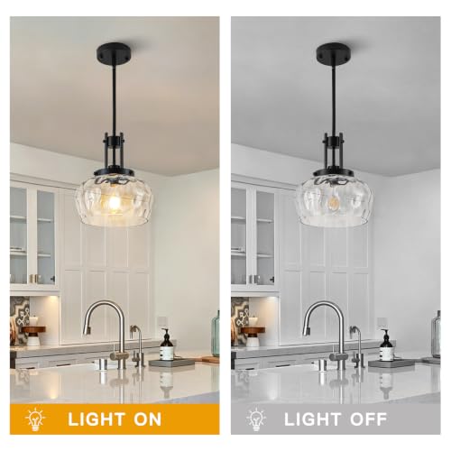 Glass Pendant Lights Kitchen Island