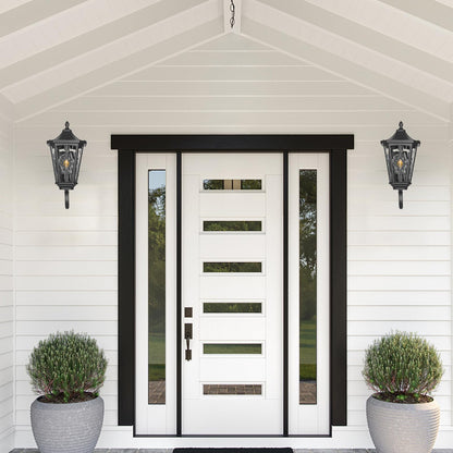 23" Outdoor Wall Light Fixtures (10-BK-L)