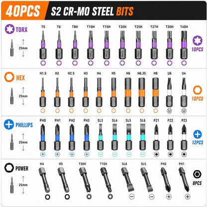 Magnetic Screwdriver Set (Upgraded 42 In 1)