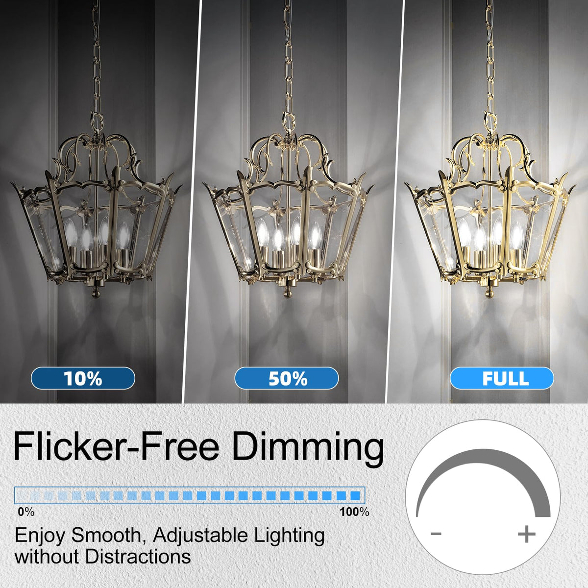 E12 Light bulbs 60 watt Equivalent (12 Pack - 6w / Daylight)