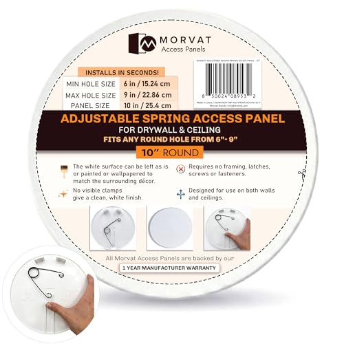 Round Adjustable Spring Access Panel 10" Inches