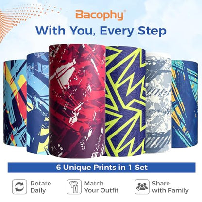 UV Protection Arm Sleeves Sun Block Cover with Thumb Holes 6 Pairs