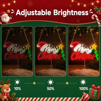 Merry Christmas Neon Sign